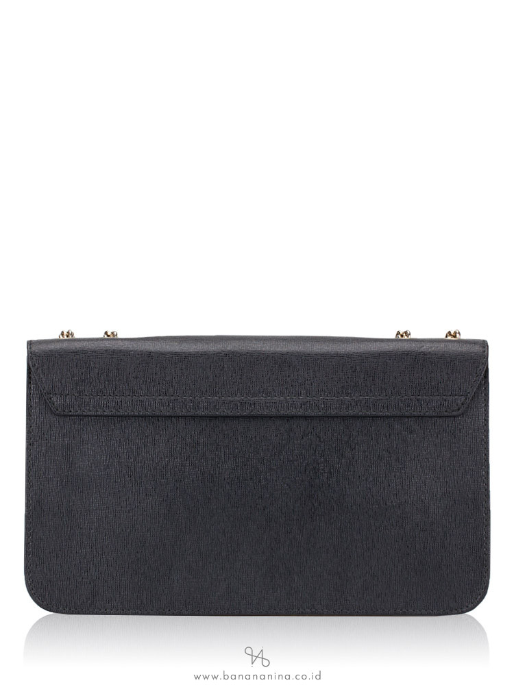 FURLA Julia XL Chain Wallet Black