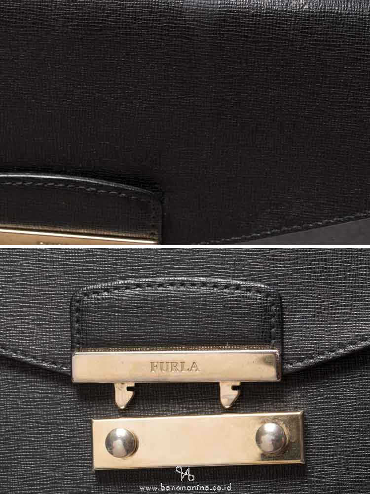 FURLA Julia XL Chain Wallet Black