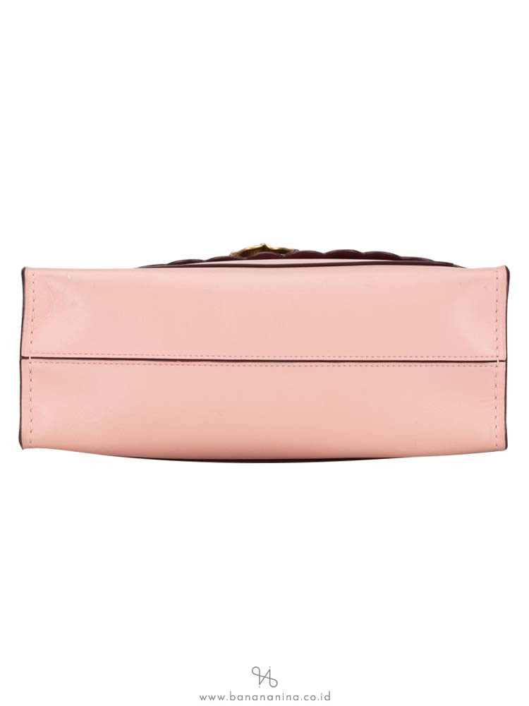 COACH 26733 Parker Tea Rose Turnlock Shoulder Bag Peony