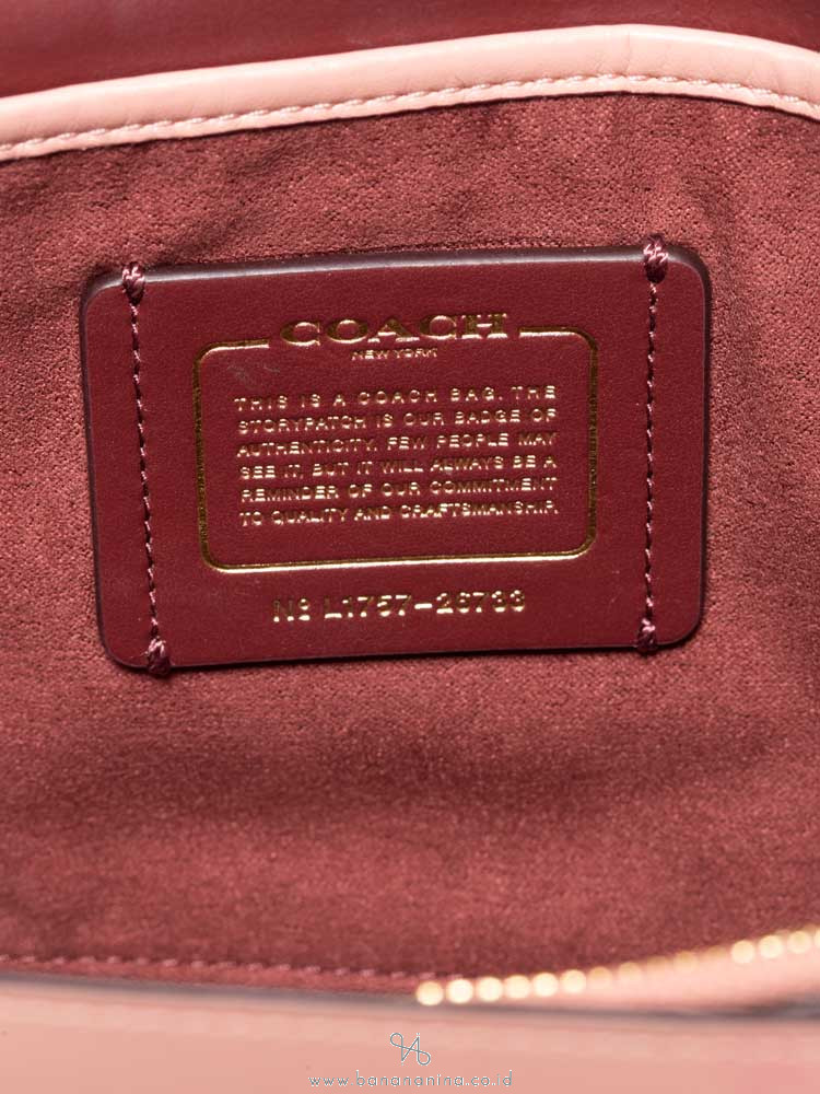 COACH 26733 Parker Tea Rose Turnlock Shoulder Bag Peony