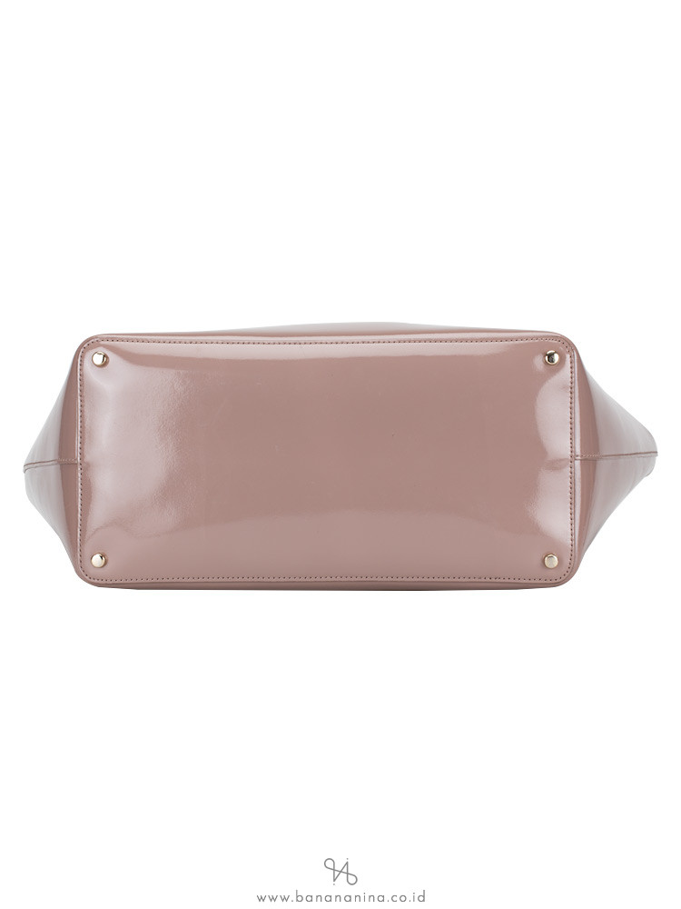 KATE SPADE Lily Avenue Patent Carrigan Porcini Rose Taupe