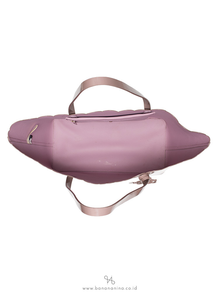 KATE SPADE Lily Avenue Patent Carrigan Porcini Rose Taupe