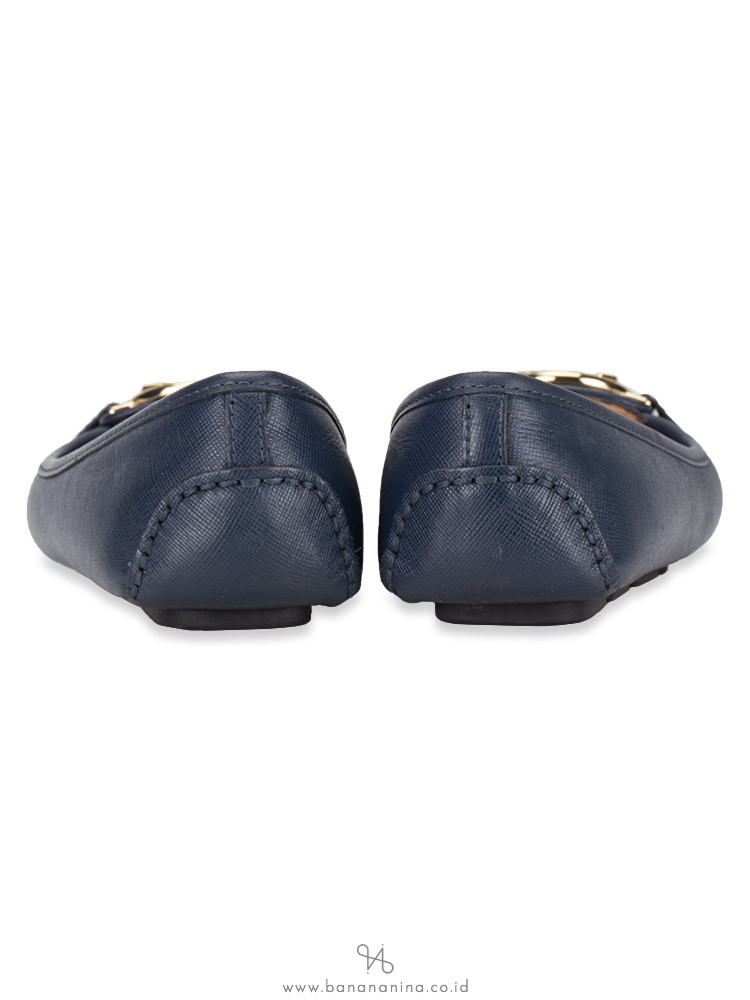 MICHAEL KORS Fulton Leather Flats Admiral Sz 6