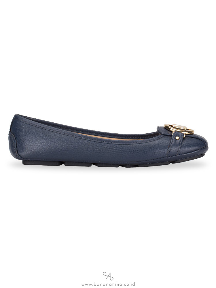 MICHAEL KORS Fulton Leather Flats Admiral Sz 6