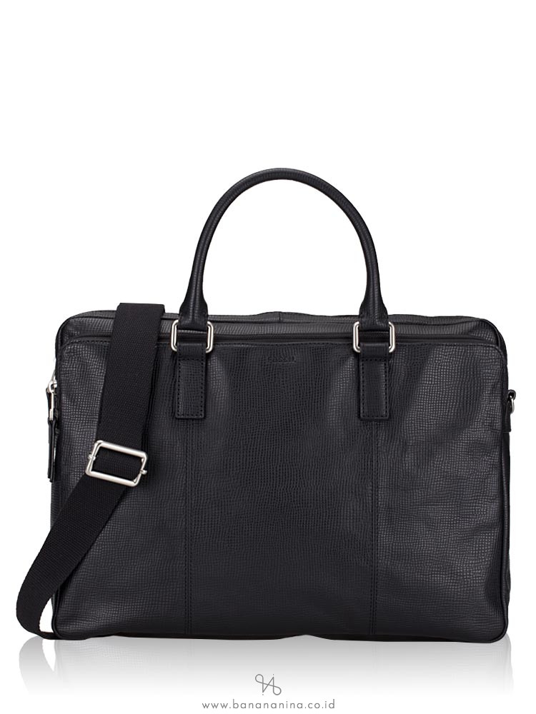 FOSSIL Men SBG1225001 Walton Document Bag Black