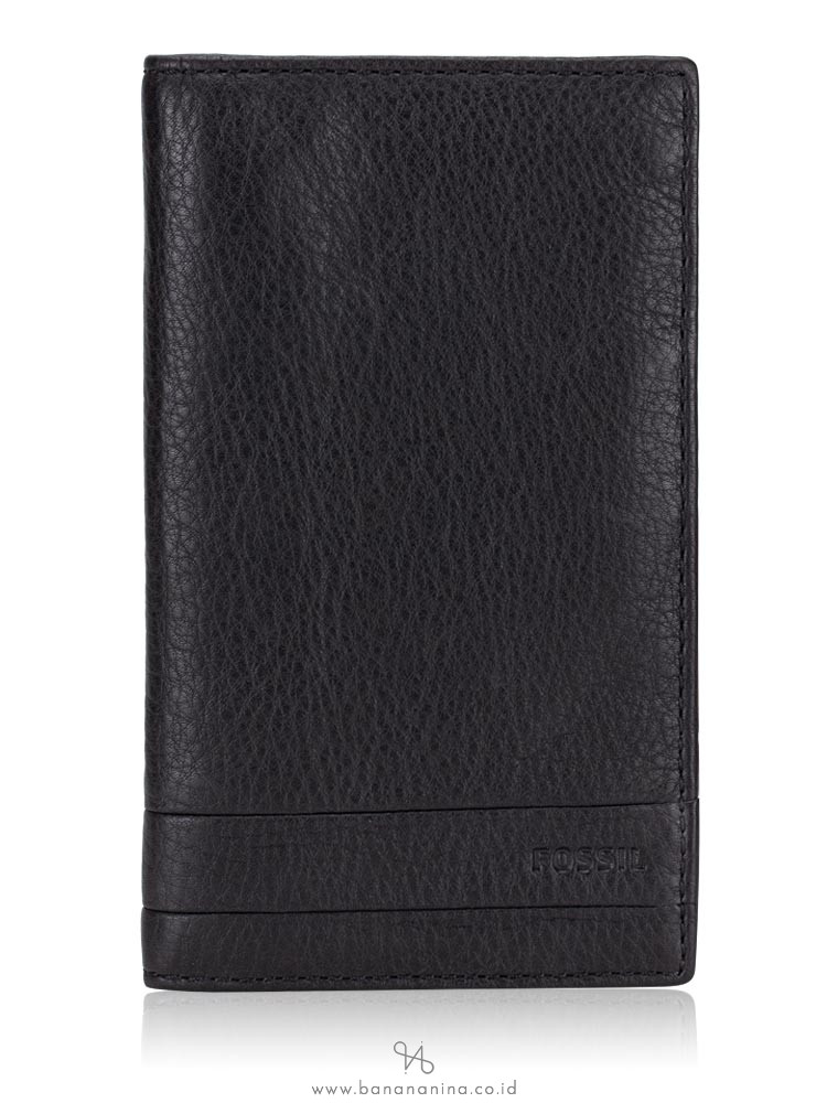 FOSSIL Men SML1398001 Lufkin Slim Executive Wallet Black