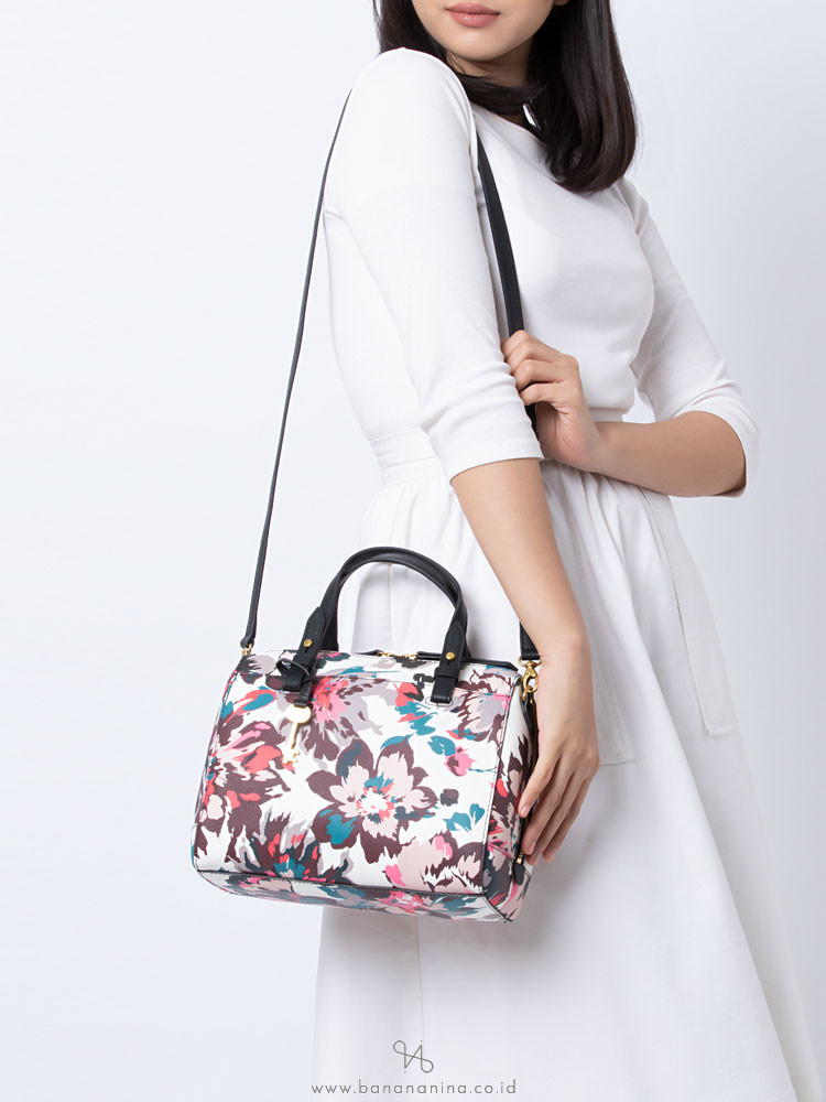 Fossil Rachel Satchel Floral 2024 favors