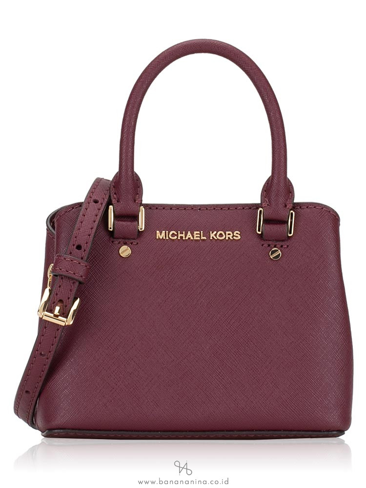 MICHAEL KORS GIftables Savannah Mini Crossbody Merlot