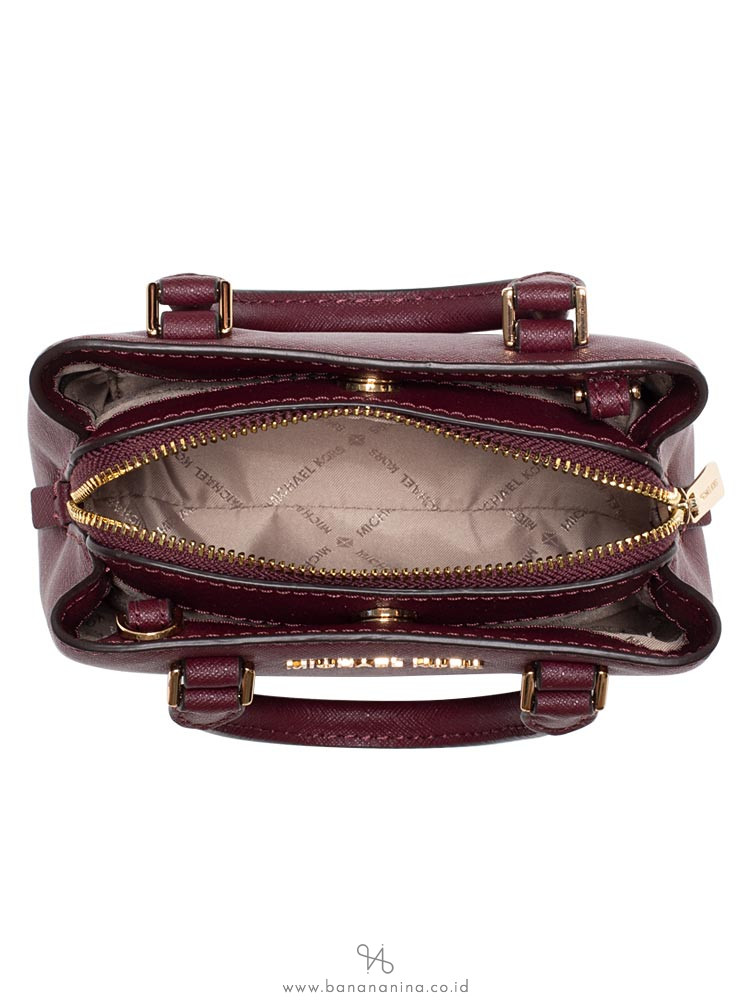 MICHAEL KORS GIftables Savannah Mini Crossbody Merlot