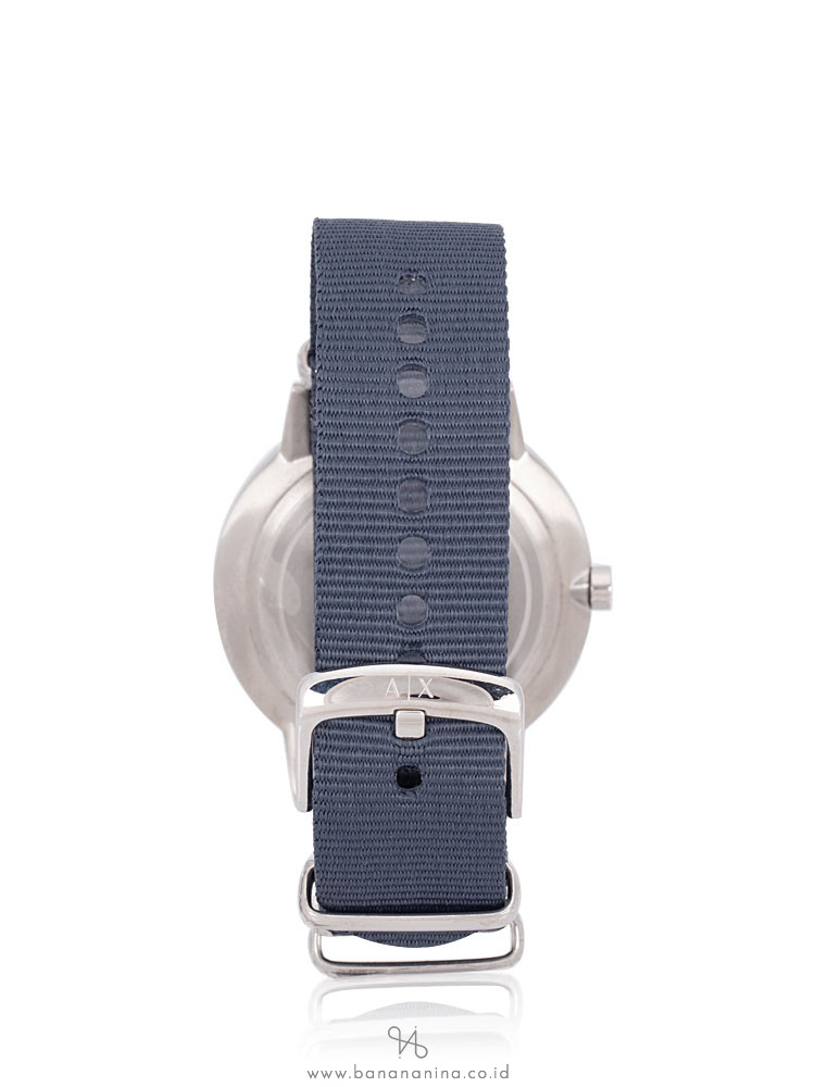 ARMANI EXCHANGE Men AX2712 Cayde Canvas Strap Watch Blue