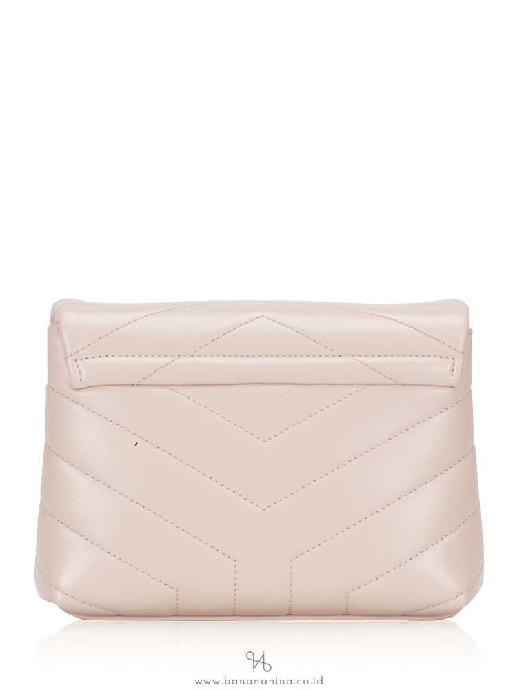 YSL Matelasse Y Loulou Toy Crossbody Cream