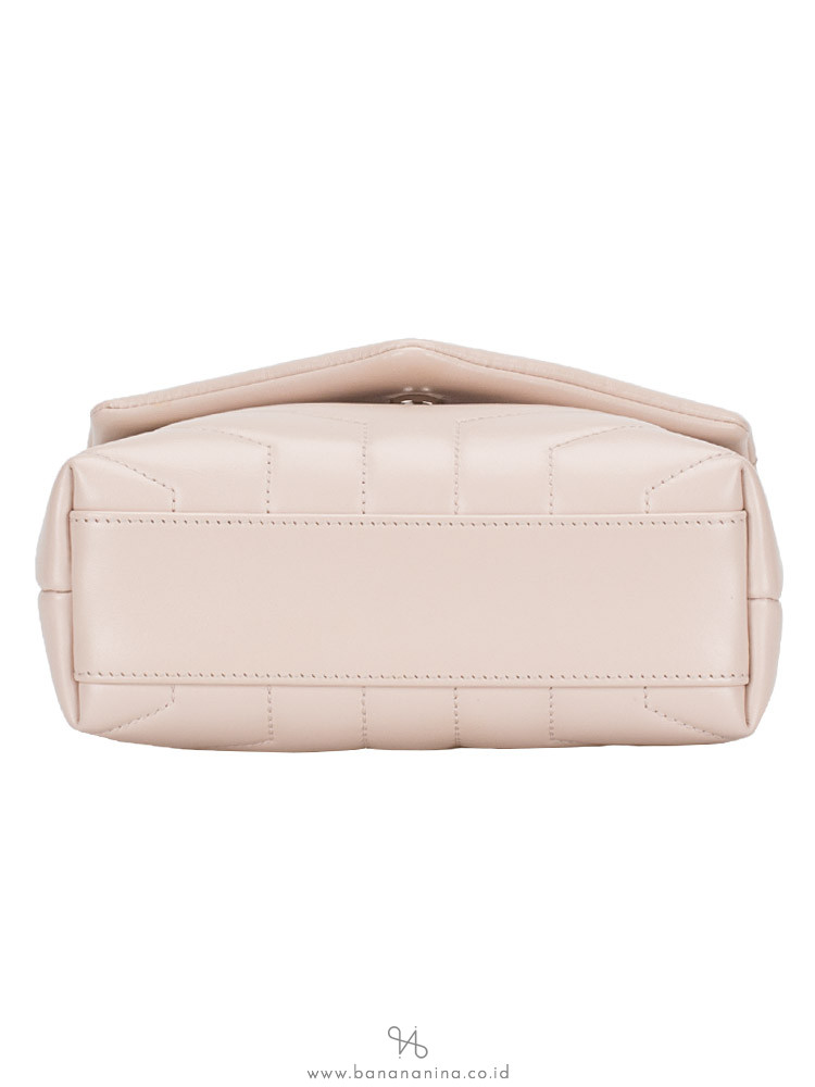 YSL Matelasse Y Loulou Toy Crossbody Cream