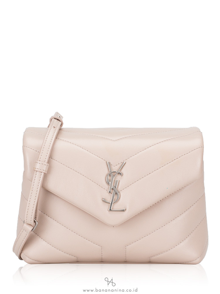YSL Matelasse Y Loulou Toy Crossbody Cream