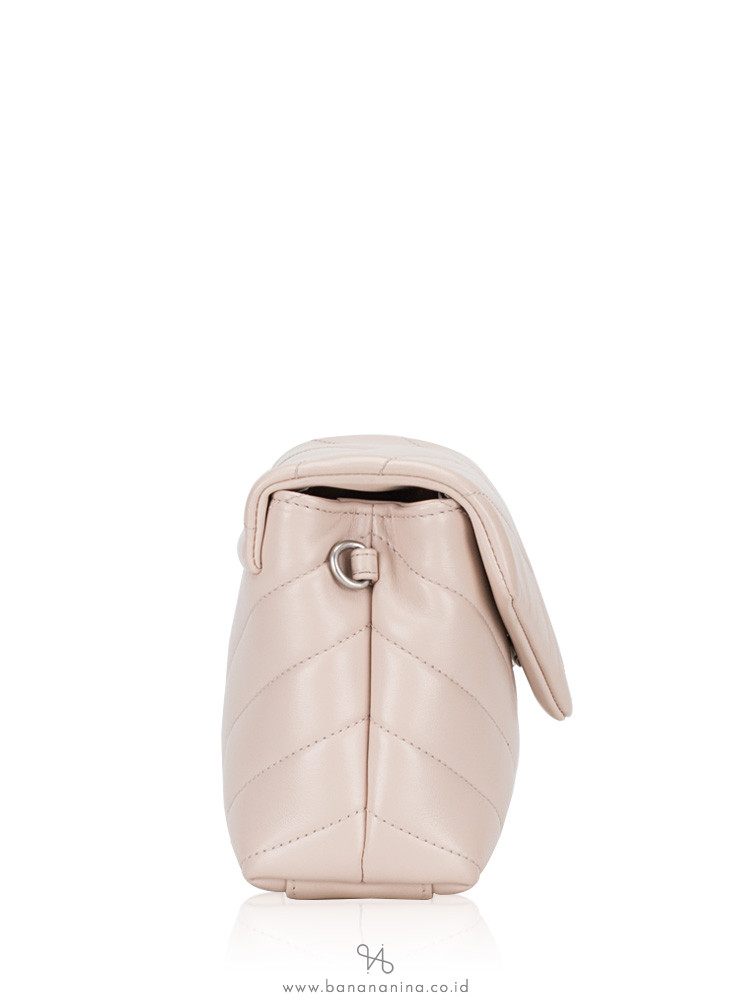 YSL Matelasse Y Loulou Toy Crossbody Cream