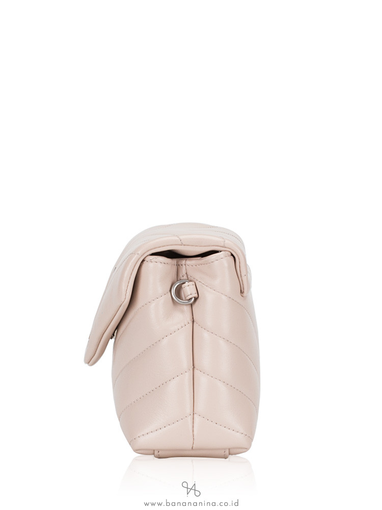 YSL Matelasse Y Loulou Toy Crossbody Cream