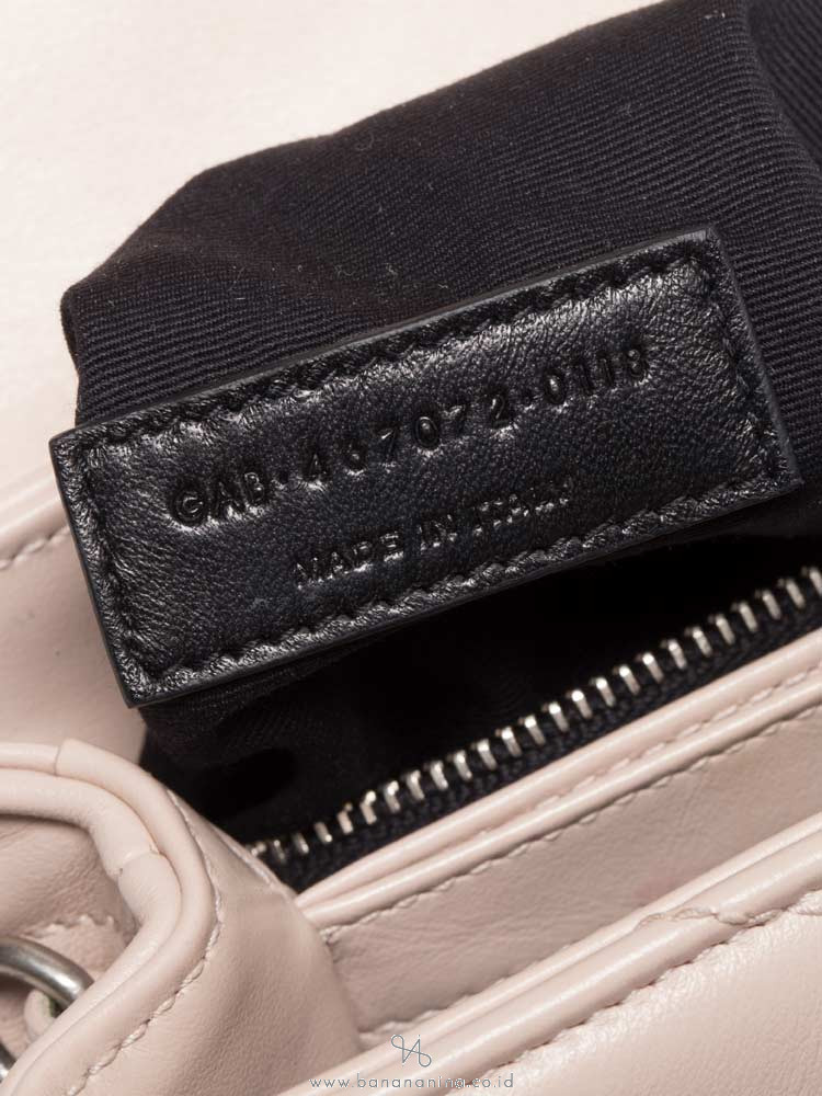 YSL Matelasse Y Loulou Toy Crossbody Cream