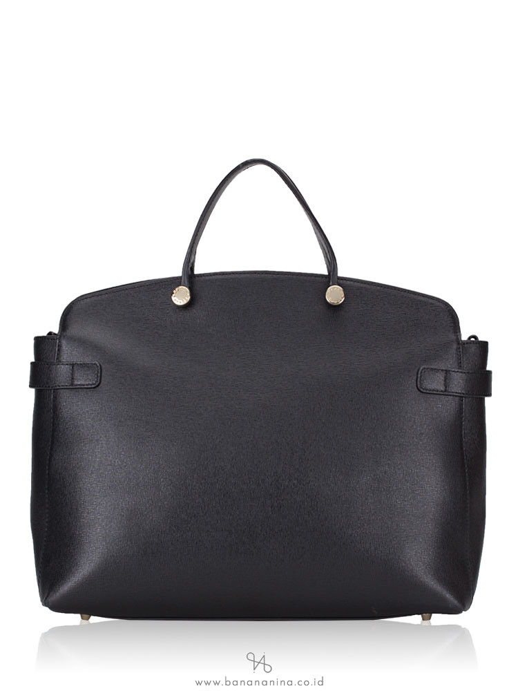 FURLA Agata Medium Satchel Onyx