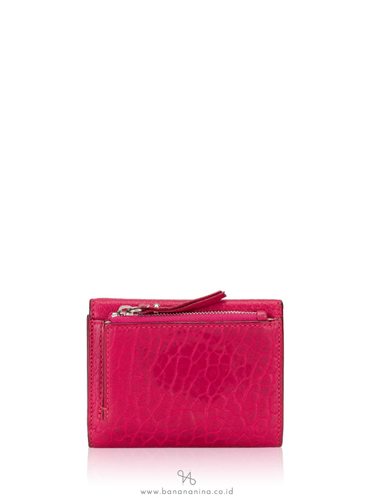 JIMMY CHOO Leonie Leather Wallet Pink
