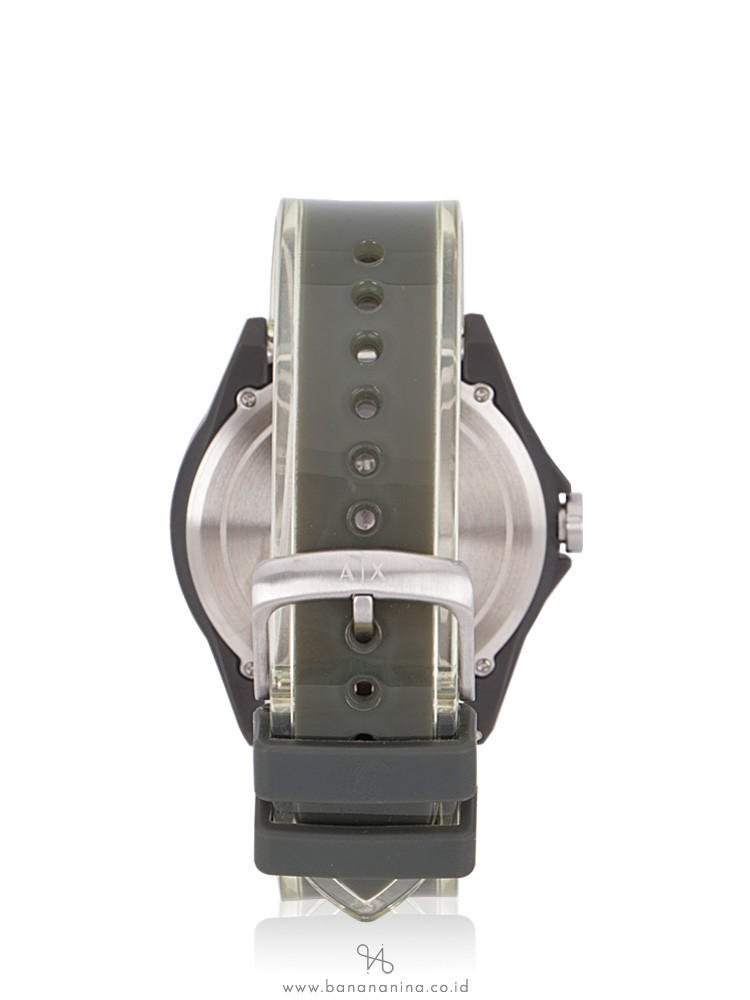 ARMANI EXCHANGE Men AX2638 Drexler Polyurethane Watch Military Green