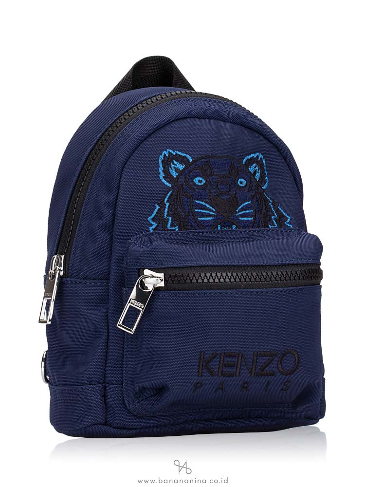 KENZO Tiger Mini Nylon Backpack Navy Black