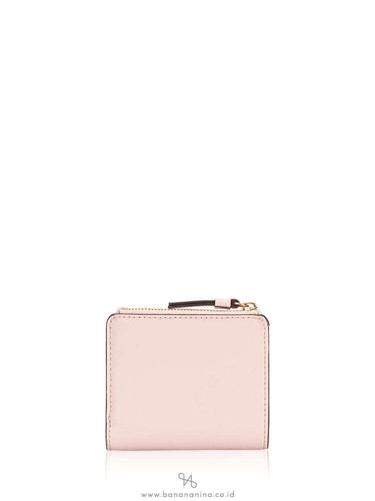TORY BURCH Robinson Mini Wallet Shell Pink