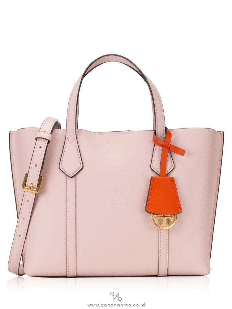 TORY BURCH Perry Small Triple Compartment Tote Shell Pink