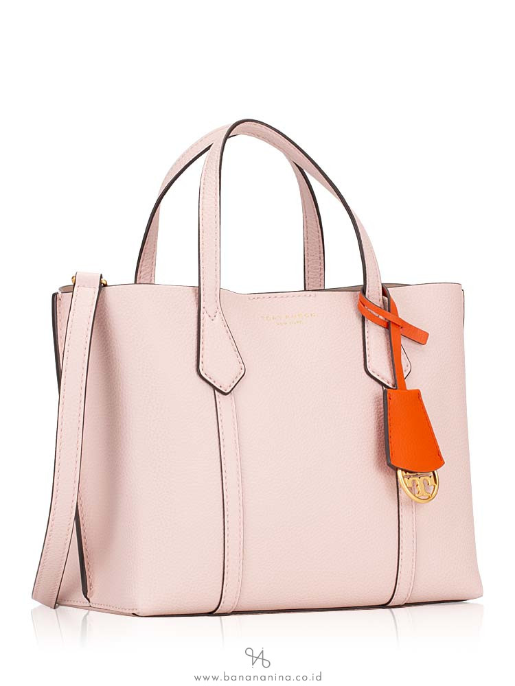 TORY BURCH Perry Small Triple Compartment Tote Shell Pink