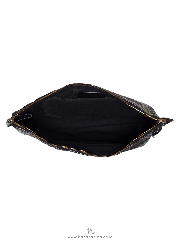 BALENCIAGA Classic Graffiti Small Pouch Noir