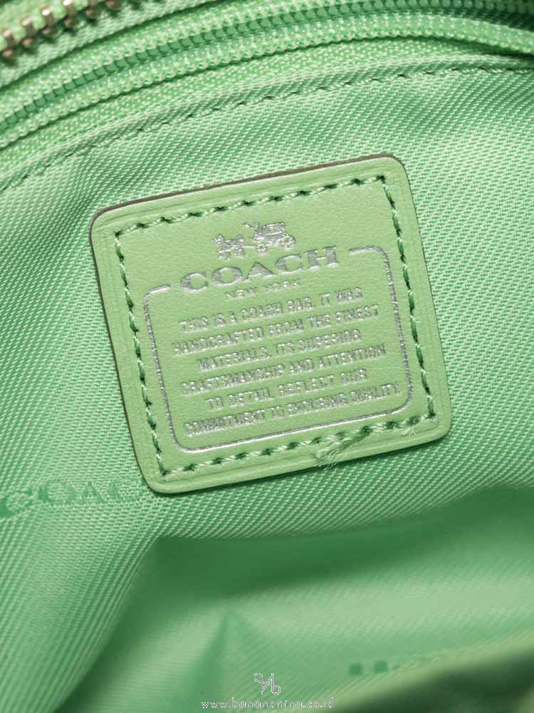 COACH 37694 Swagger 21 Colorblock Leather Azure Multi