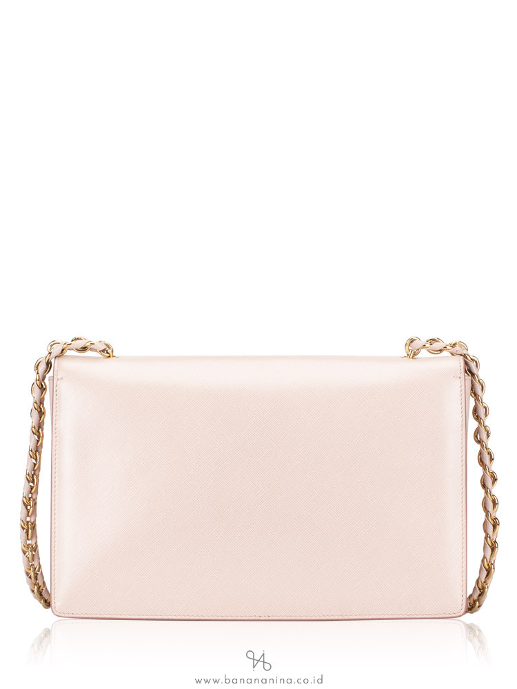 SALVATORE FERRAGAMO Vara Ginny Crossbody Nude