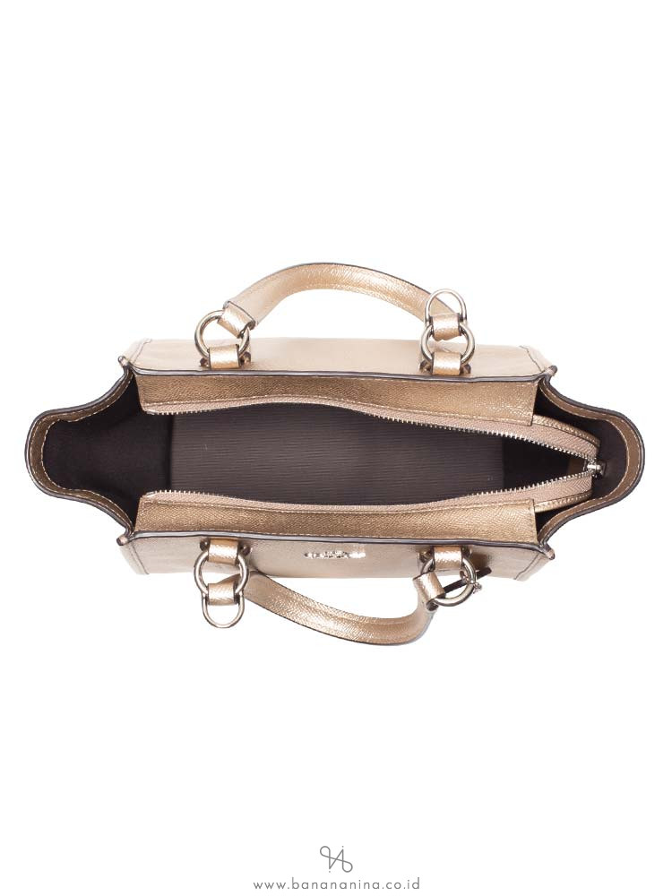 COACH 29125 Metallic Crossgrain Crosby 21 Platinum