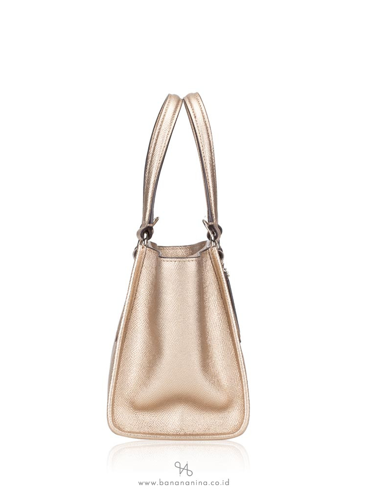COACH 29125 Metallic Crossgrain Crosby 21 Platinum