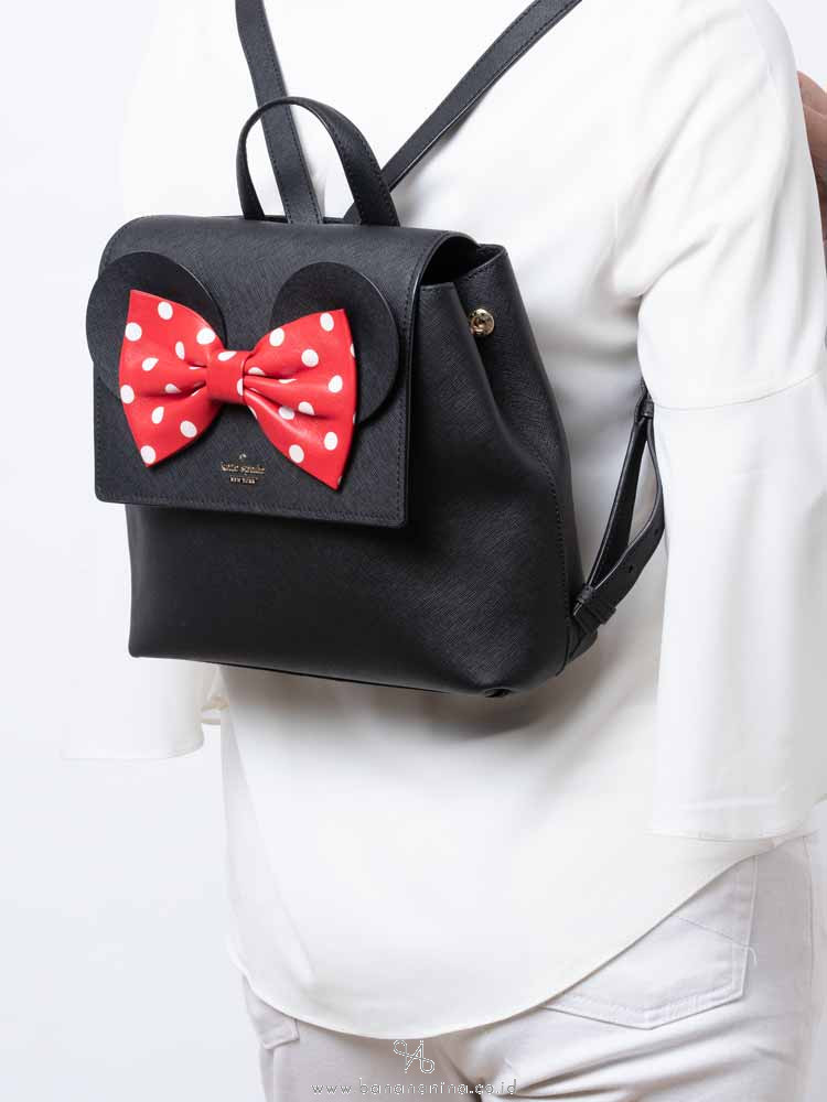 KATE SPADE X Minnie Mouse Small Neema Backpack Black