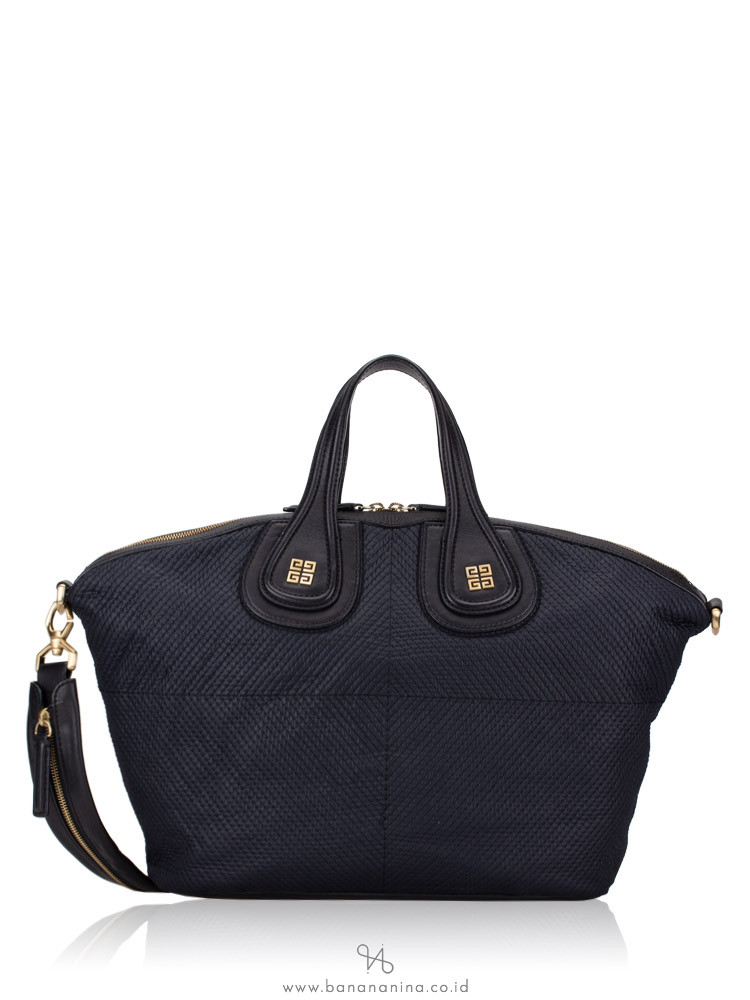 GIVENCHY Quilted Nylon Medium Nightingale Black