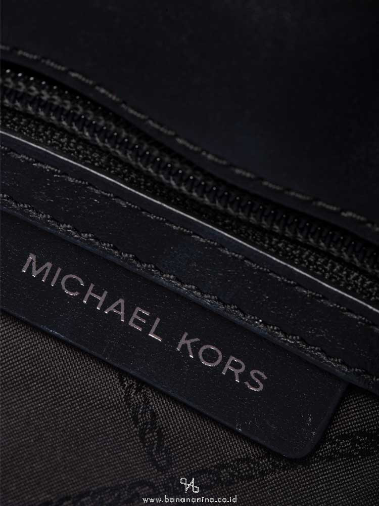MICHAEL KORS Whitney Checkerboard Large Convertible Shoulder Bag Black Neon Yellow