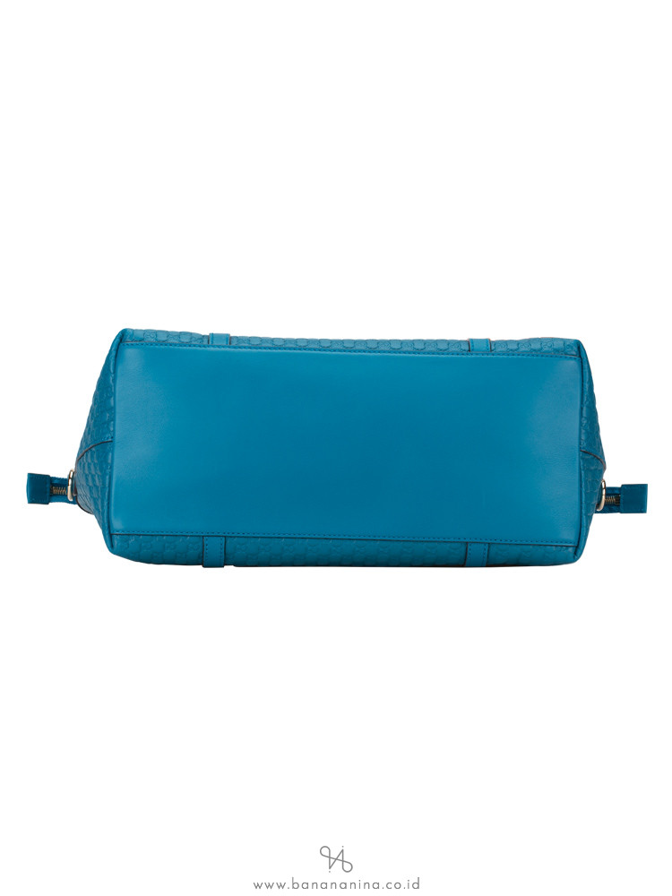 GUCCI Micro Guccissima Satchel Teal