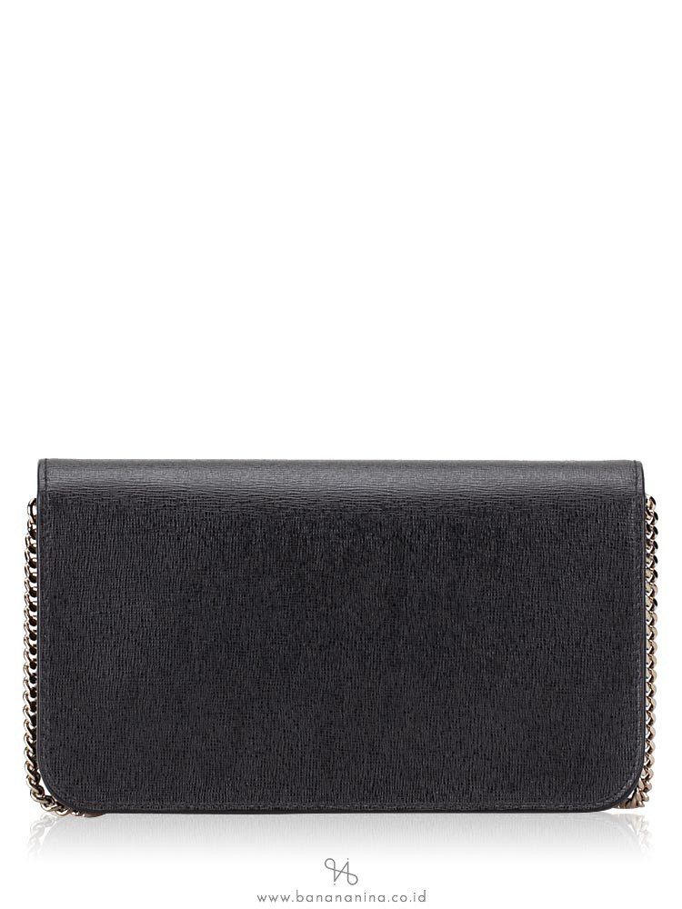 FURLA Bella XL Saffiano Crossbody Black