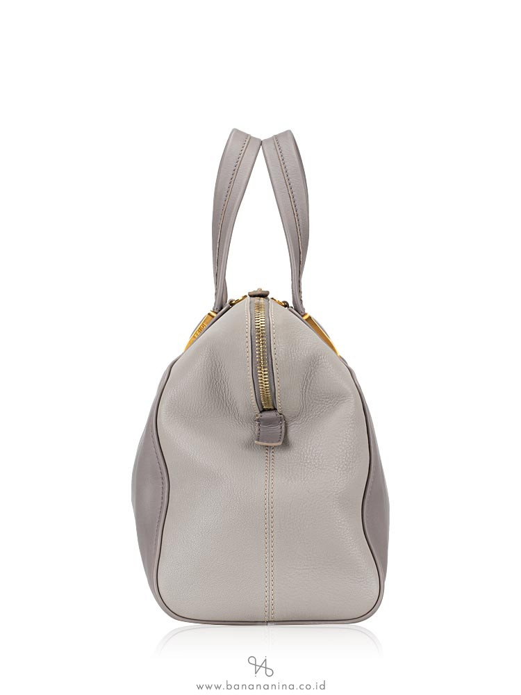 FENDI Large Tri-Color Chameleon Tote Ivory Grey