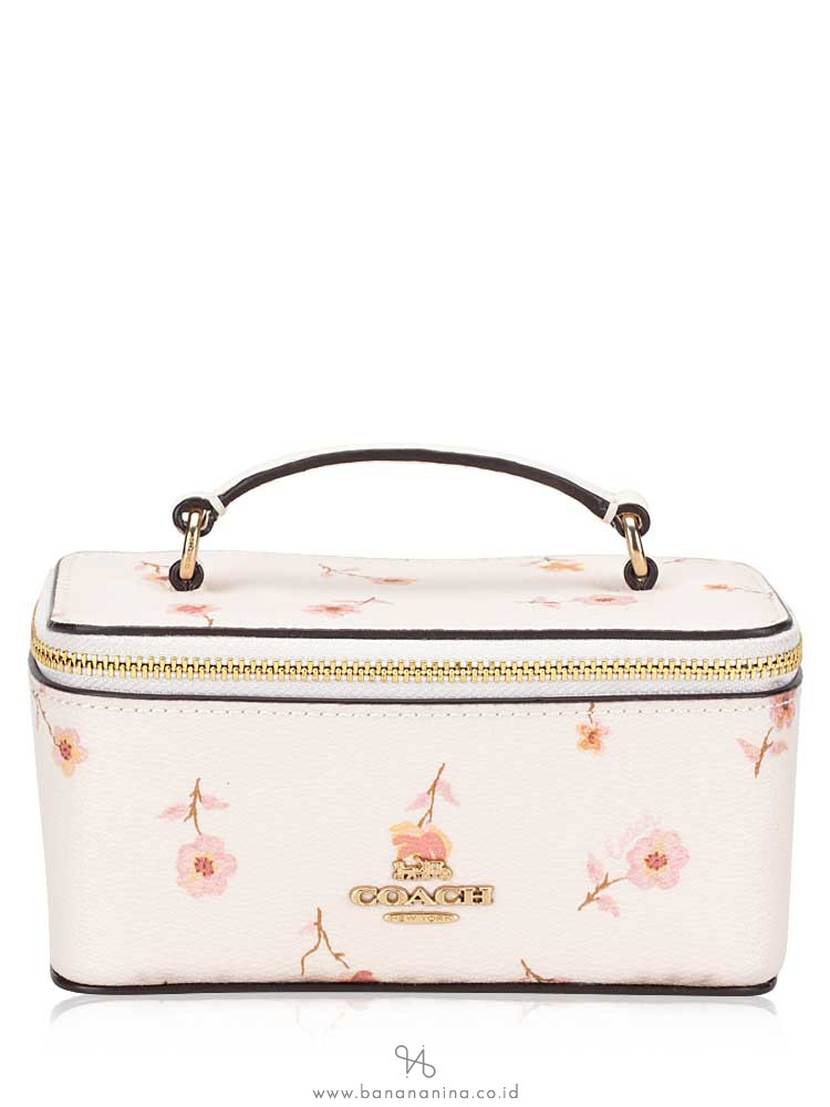 COACH 57096 Vintage Prairie Vanity Case Chalk Multi