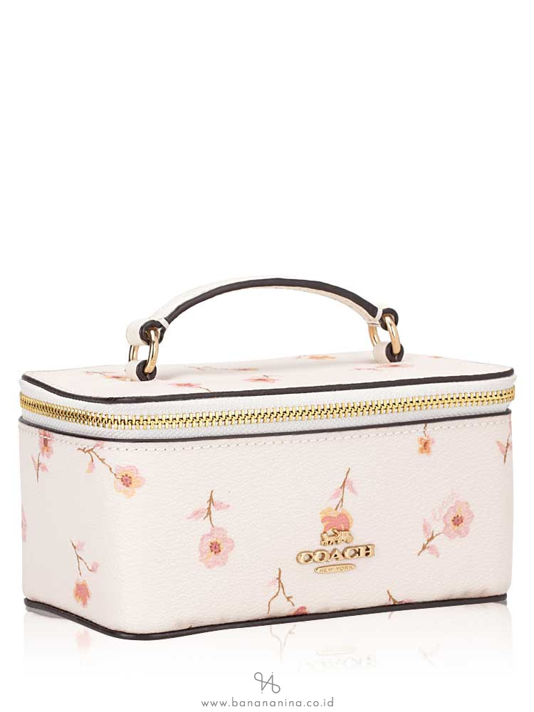 COACH 57096 Vintage Prairie Vanity Case Chalk Multi