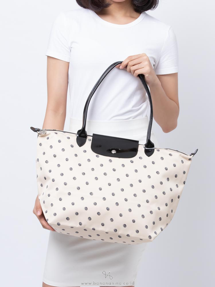 LONGCHAMP Le Pliage Neo Fantaisie Medium LH Beige