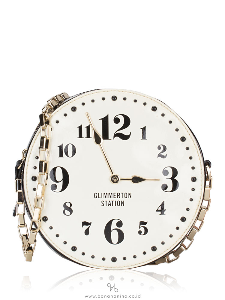 KATE SPADE All Aboard Clock Crossbody Black Multi