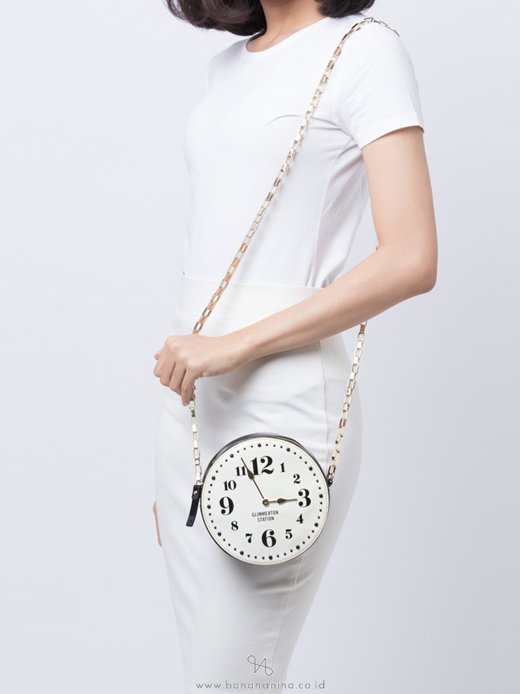KATE SPADE All Aboard Clock Crossbody Black Multi