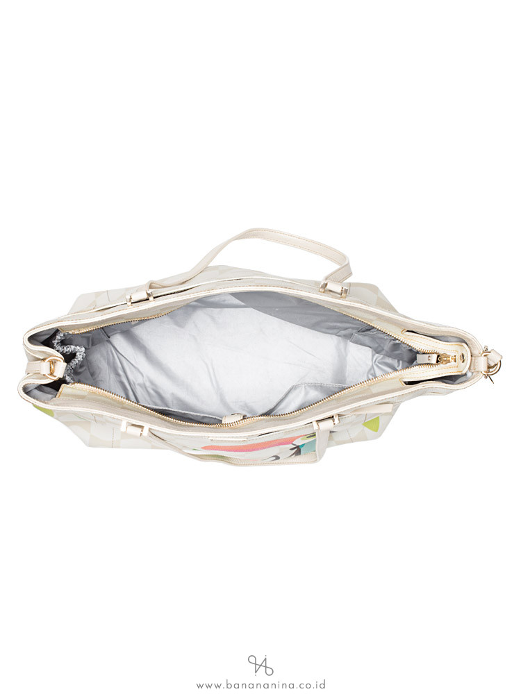 KATE SPADE Bow Tile Francis Toucan Baby Bag Cream Multi