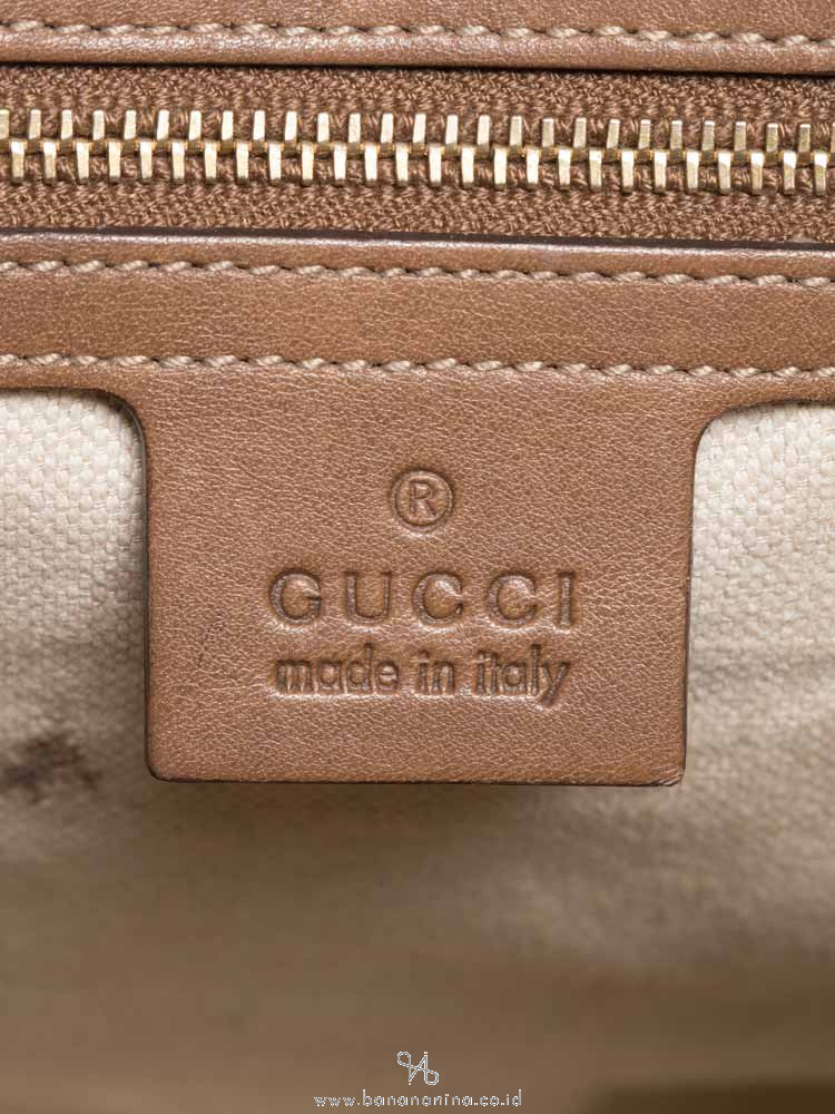 GUCCI GG Supreme Nice Medium Boston with Strap Beige Pink