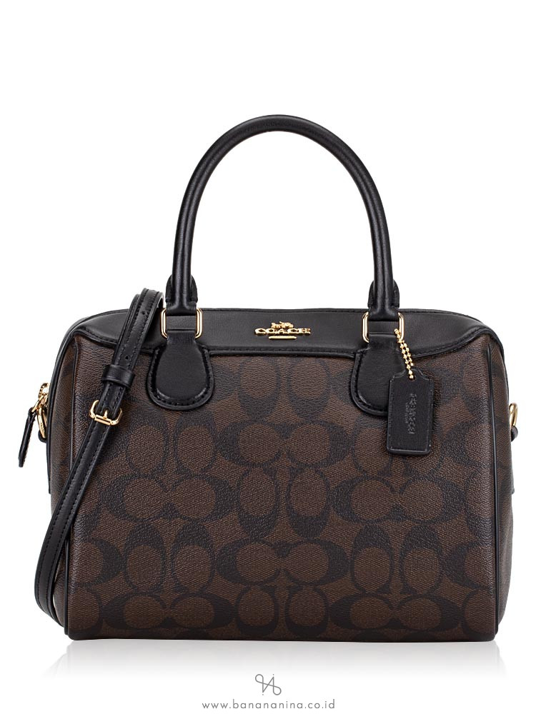 COACH 32203 Signature Mini Bennett Brown Black
