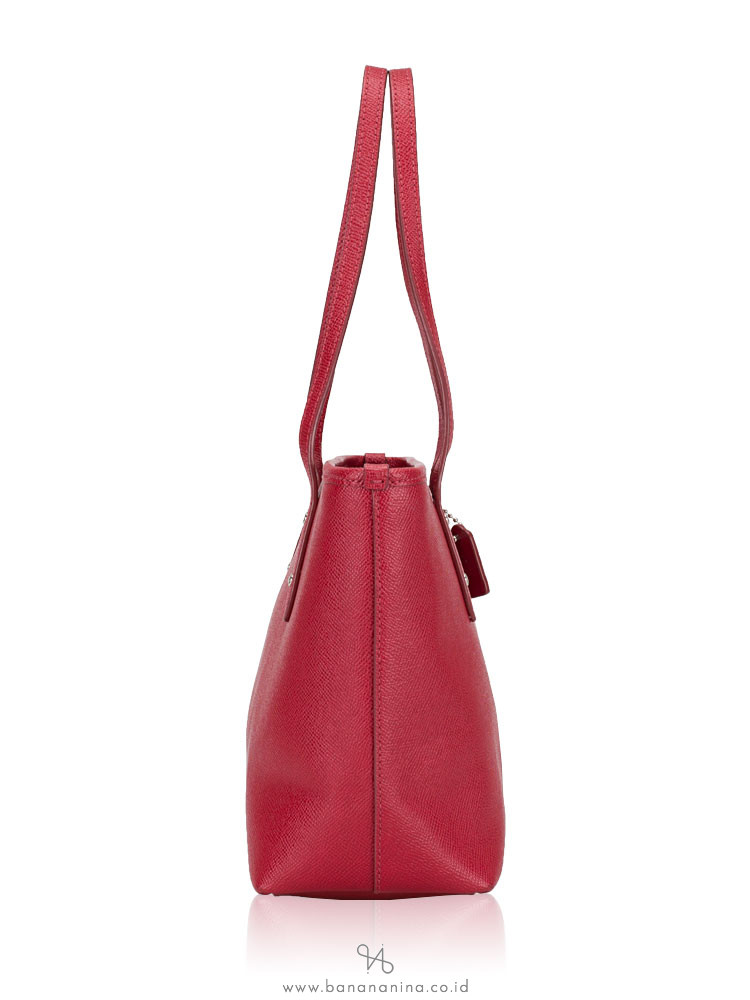 COACH 22967 Mini City Zip Tote True Red