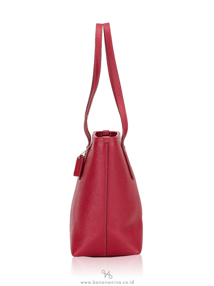 COACH 22967 Mini City Zip Tote True Red