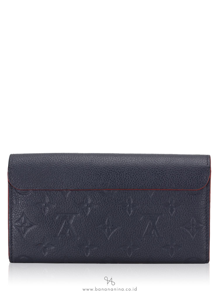 LOUIS VUITTON Monogram Empreinte Pont-Neuf Marine Rouge
