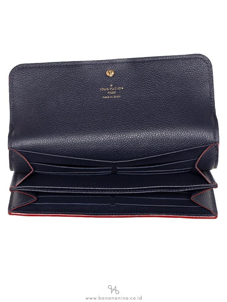 LOUIS VUITTON Monogram Empreinte Pont-Neuf Marine Rouge